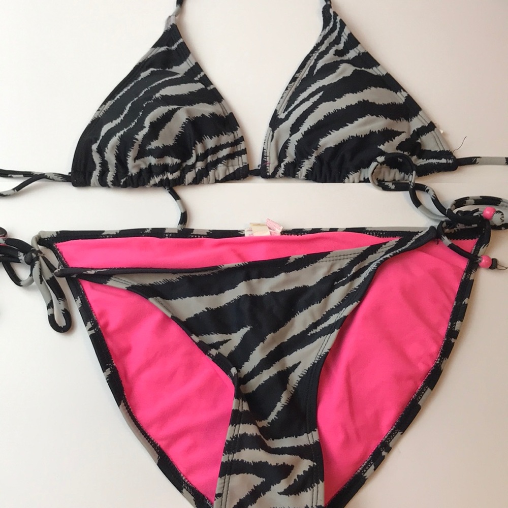 Cute zebra bikini